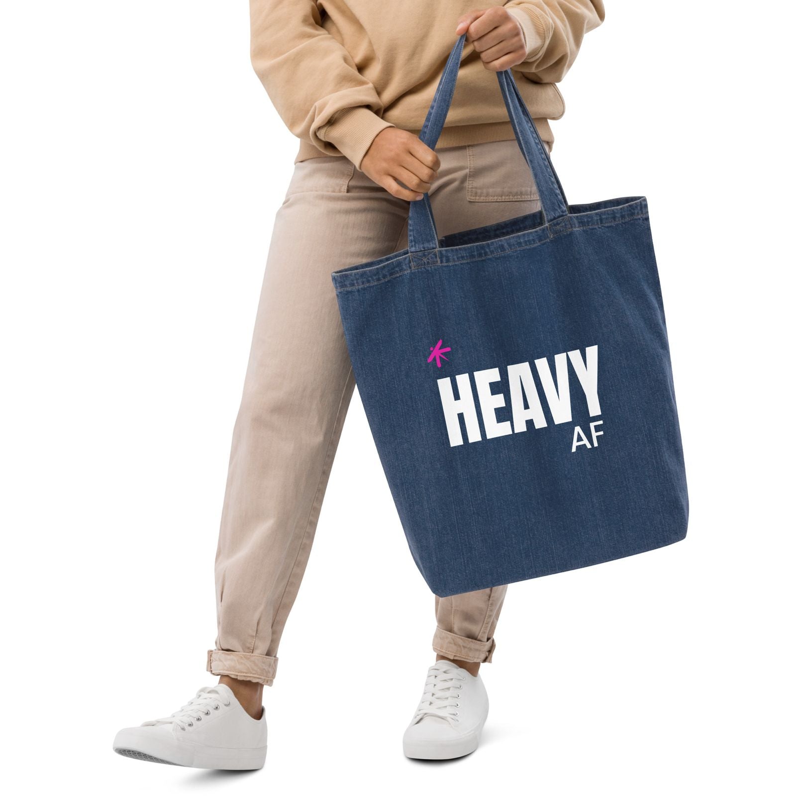 Organic Denim Tote Bag | Mantis M196