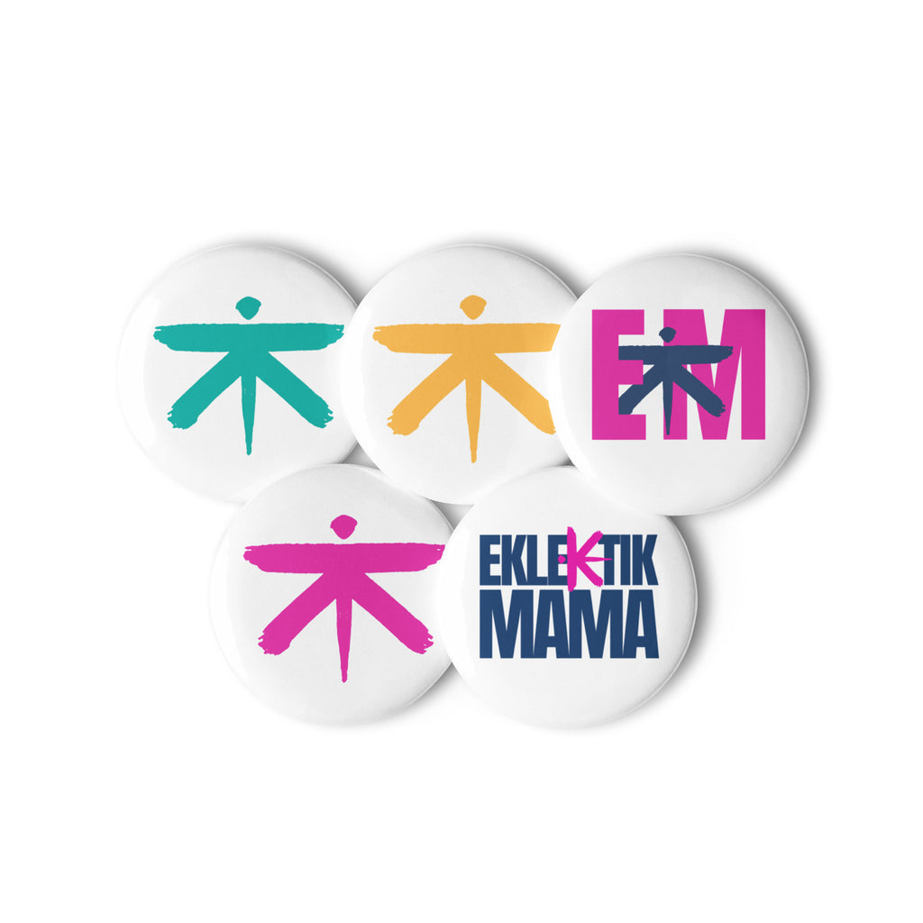 Eklektik Mama Pin Buttons | Wear Your Kindness Loudly